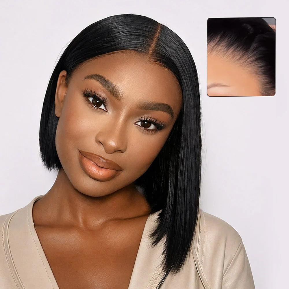 GOLDEN PREMIUM Signature Bob STRAIGHTVIETAM HAIR GLUELESS