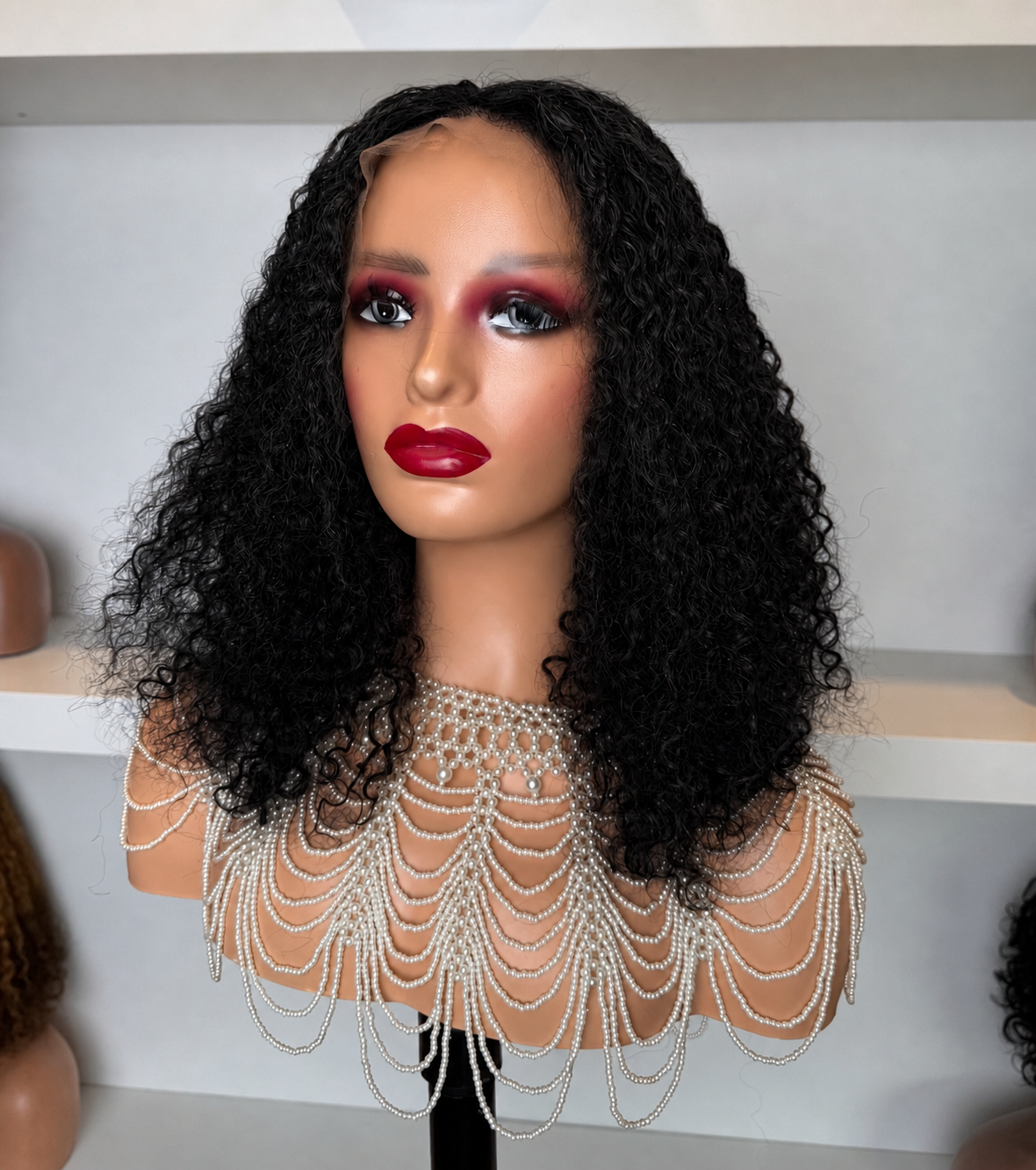 Cinnamon Honey Deep Curl Wig