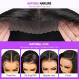 18"=$199.99 13x6 Three-Go™ Glueless Wig With Drawstring 100% Human Hair Wig