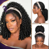 Golden Premium 250% Super Dense Burmese Curly Ponytail – Finger Coil Ends | 100% Human Hair Extension | Invisible Drawstring Band