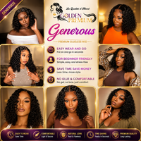 Golden Premium Generous Curl Glueless Wig glueless