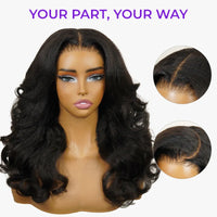 Golden Premium CrownWave™ Yaki Body Wave Frontal Wig