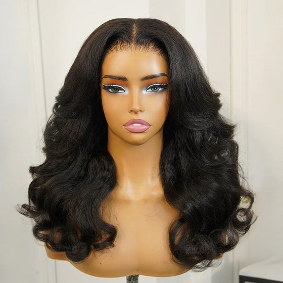 Golden Premium CrownWave™ Yaki Body Wave Frontal Wig