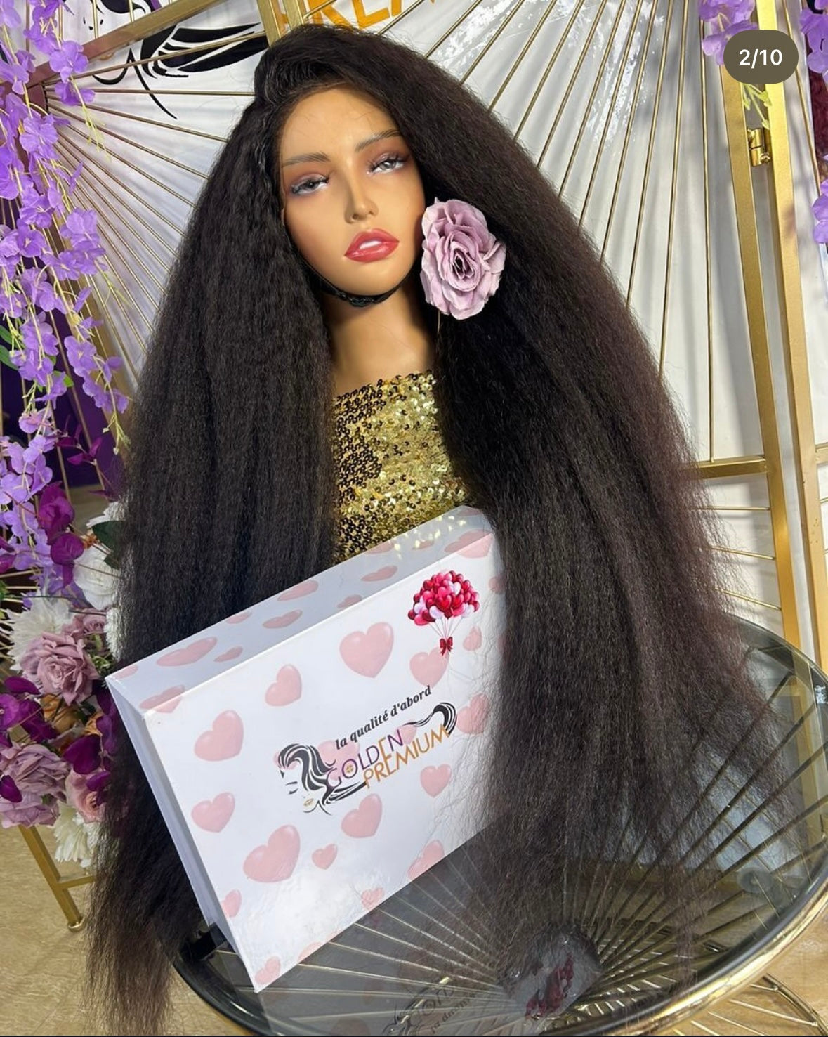 GPH Yaki Straight 13x6 HD Lace Long Wig Pre-Cut Lace |