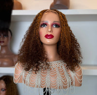 Cinnamon Honey Deep Curl Wig