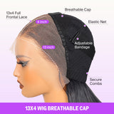golden premium 13X4 Invisible Knots Short Body Wave Bob Wigs With CLOSURE Lace Natural Hairline