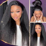 Golden Premium CrownFit™ 13×6 Glueless Wig Yaki Straight | Adjustable Drawstring | 100% Human Hair