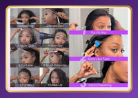 Golden Premium BraidLuxe™ 13×6 HD Lace Glueless Boho Braids Wig | Deep Curly | 250% Density | Drawstring | 100% Human Hair