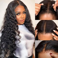 18"=$199.99 13x6 Three-Go™ Glueless Wig With Drawstring 100% Human Hair Wig