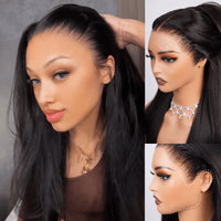 18"=$199.99 13x6 Three-Go™ Glueless Wig With Drawstring 100% Human Hair Wig