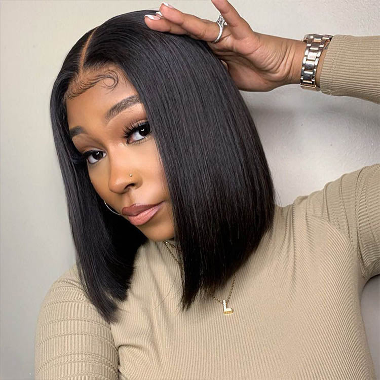 GOLDEN PREMIUM Signature Bob STRAIGHTVIETAM HAIR GLUELESS