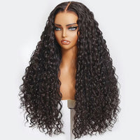 Golden Premium Zero-Wear™ Truly Snap & Go transparent Lace Wig Water Wave CURLY 13x6 Glueless 100% Human Hair Wigs Seamless Fit All Skins